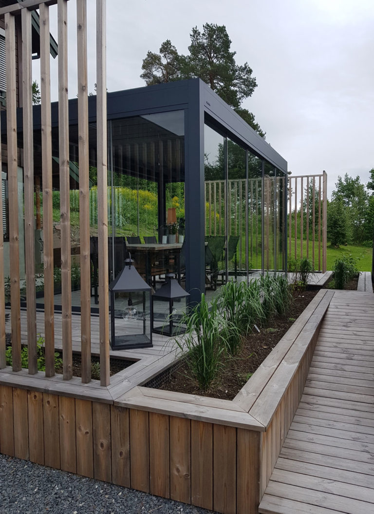 Ny sitteplass med utestue